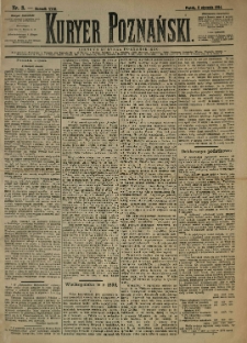 Kurier Poznański 1894.01.05 R.23 nr3