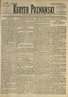 Kurier Poznański 1894.11.27 R.23 nr270