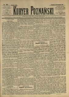 Kurier Poznański 1894.11.29 R.23 nr272