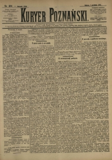 Kurier Poznański 1894.12.01 R.23 nr274