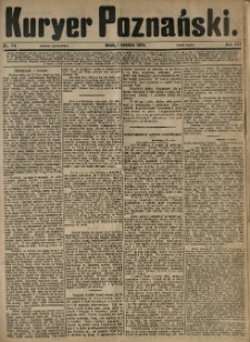 Kurier Poznański 1874.04.01 R.3 nr74