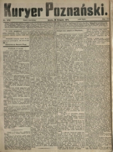 Kurier Poznański 1874.11.28 R.3 nr273