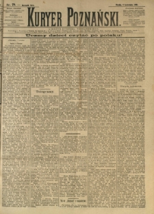Kurier Poznański 1891.04.08 R.20 nr79