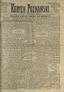 Kurier Poznański 1891.05.15 R.20 nr109