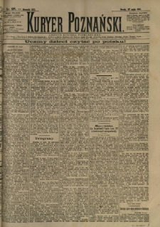 Kurier Poznański 1891.05.27 R.20 nr118