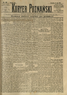 Kurier Poznański 1891.05.28 R.20 nr119