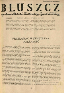Bluszcz. Społeczno literacki ilustrowany tygodnik kobiecy 1930.01.11 R.63 nr2