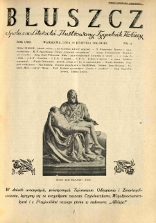 Bluszcz. Społeczno literacki ilustrowany tygodnik kobiecy 1930.04.19 R.63 nr16