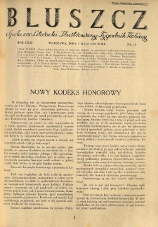 Bluszcz. Społeczno literacki ilustrowany tygodnik kobiecy 1930.05.03 R.63 nr18