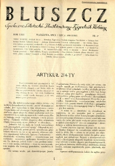 Bluszcz. Społeczno literacki ilustrowany tygodnik kobiecy 1930.07.05 R.63 nr27