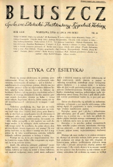 Bluszcz. Społeczno literacki ilustrowany tygodnik kobiecy 1930.07.12 R.63 nr28