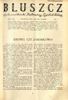 Bluszcz. Społeczno literacki ilustrowany tygodnik kobiecy 1930.08.02 R.63 nr31