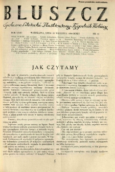 Bluszcz. Społeczno literacki ilustrowany tygodnik kobiecy 1930.09.20 R.63 nr38