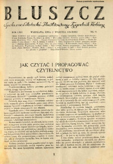 Bluszcz. Społeczno literacki ilustrowany tygodnik kobiecy 1930.09.27 R.63 nr39