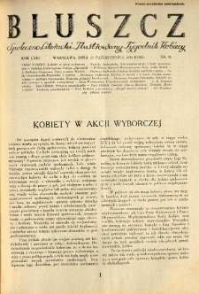 Bluszcz. Społeczno literacki ilustrowany tygodnik kobiecy 1930.10.25 R.63 nr43