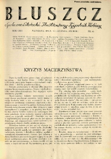 Bluszcz. Społeczno literacki ilustrowany tygodnik kobiecy 1930.11.15 R.63 nr46