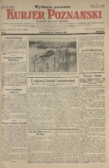 Kurier Poznański 1932.01.15 R.27 nr21