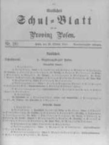 Amtliches Schul-Blatt für die Provinz Posen 1911.10.20 R.44 nr20