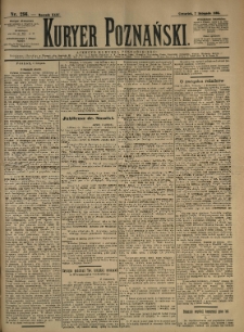 Kurier Poznański 1895.11.07 R.24 nr256