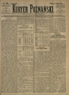 Kurier Poznański 1895.11.10 R.24 nr259