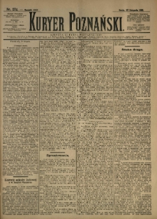 Kurier Poznański 1895.11.27 R.24 nr272