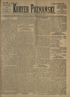 Kurier Poznański 1895.11.30 R.24 nr275