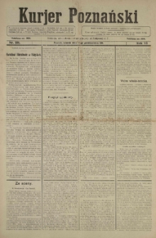 Kurier Poznański 1911.10.10 R.6 nr231