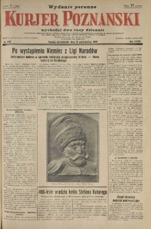 Kurier Poznański 1933.10.16 R.28 nr476