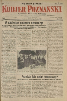 Kurier Poznański 1933.10.19 R.28 nr482