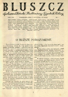 Bluszcz. Społeczno literacki ilustrowany tygodnik kobiecy 1929.01.19 R.62 nr3