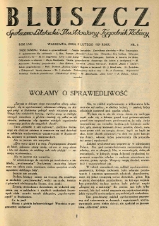 Bluszcz. Społeczno literacki ilustrowany tygodnik kobiecy 1929.02.09 R.62 nr6