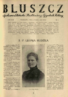 Bluszcz. Społeczno literacki ilustrowany tygodnik kobiecy 1929.03.02 R.62 nr9