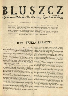 Bluszcz. Społeczno literacki ilustrowany tygodnik kobiecy 1929.04.13 R.62 nr15