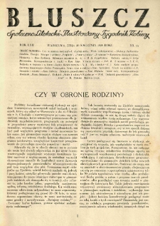Bluszcz. Społeczno literacki ilustrowany tygodnik kobiecy 1929.04.20 R.62 nr16