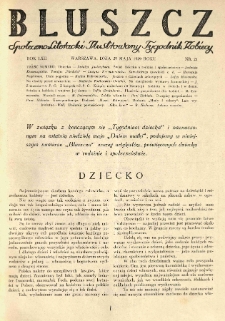 Bluszcz. Społeczno literacki ilustrowany tygodnik kobiecy 1929.05.25 R.62 nr21