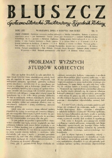Bluszcz. Społeczno literacki ilustrowany tygodnik kobiecy 1929.08.03 R.62 nr31