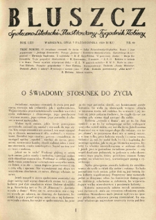 Bluszcz. Społeczno literacki ilustrowany tygodnik kobiecy 1929.10.05 R.62 nr40