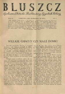 Bluszcz. Społeczno literacki ilustrowany tygodnik kobiecy 1927.01.29 R.60 nr5