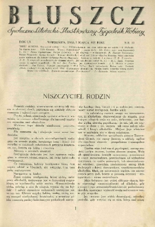 Bluszcz. Społeczno literacki ilustrowany tygodnik kobiecy 1927.03.05 R.60 nr10