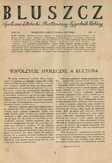 Bluszcz. Społeczno literacki ilustrowany tygodnik kobiecy 1927.03.19 R.60 nr12