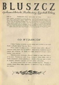 Bluszcz. Społeczno literacki ilustrowany tygodnik kobiecy 1927.04.02 R.60 nr14