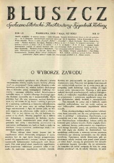 Bluszcz. Społeczno literacki ilustrowany tygodnik kobiecy 1927.05.07 R.60 nr19