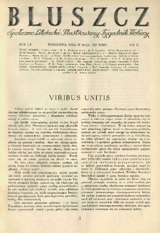 Bluszcz. Społeczno literacki ilustrowany tygodnik kobiecy 1927.05.28 R.60 nr22