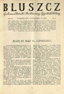 Bluszcz. Społeczno literacki ilustrowany tygodnik kobiecy 1927.10.15 R.60 nr42