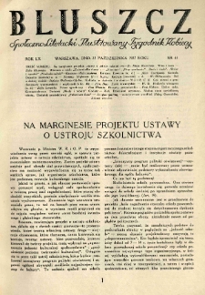 Bluszcz. Społeczno literacki ilustrowany tygodnik kobiecy 1927.10.22 R.60 nr43