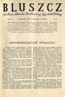 Bluszcz. Społeczno literacki ilustrowany tygodnik kobiecy 1927.11.12 R.60 nr46