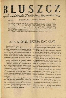 Bluszcz. Społeczno literacki ilustrowany tygodnik kobiecy 1928.01.07 R.61 nr2