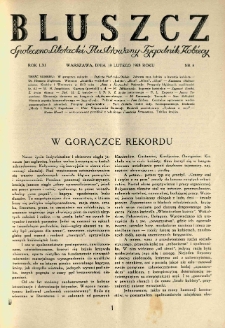 Bluszcz. Społeczno literacki ilustrowany tygodnik kobiecy 1928.02.18 R.61 nr8