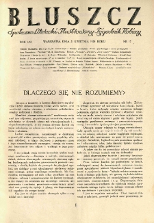Bluszcz. Społeczno literacki ilustrowany tygodnik kobiecy 1928.04.21 R.61 nr17