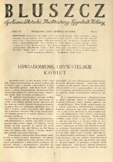 Bluszcz. Społeczno literacki ilustrowany tygodnik kobiecy 1928.08.04 R.61 nr32